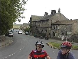 Ben and Oliver arrive in Malham, location of our hostel for the night